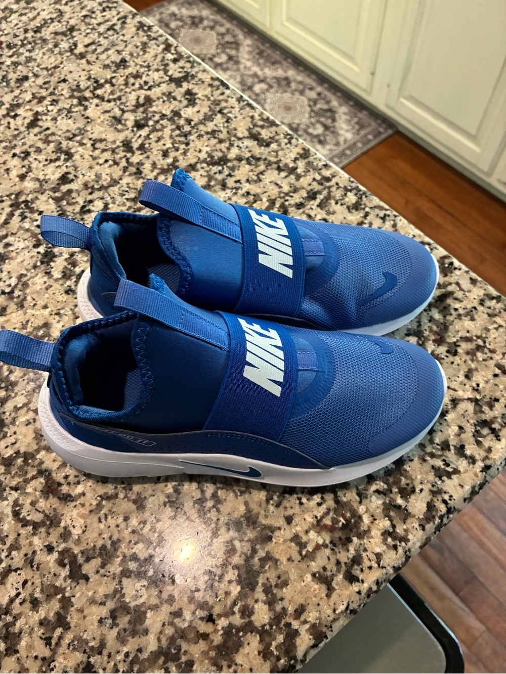 Nike Kids Royal Blue Slip-On Athletic Sneakers